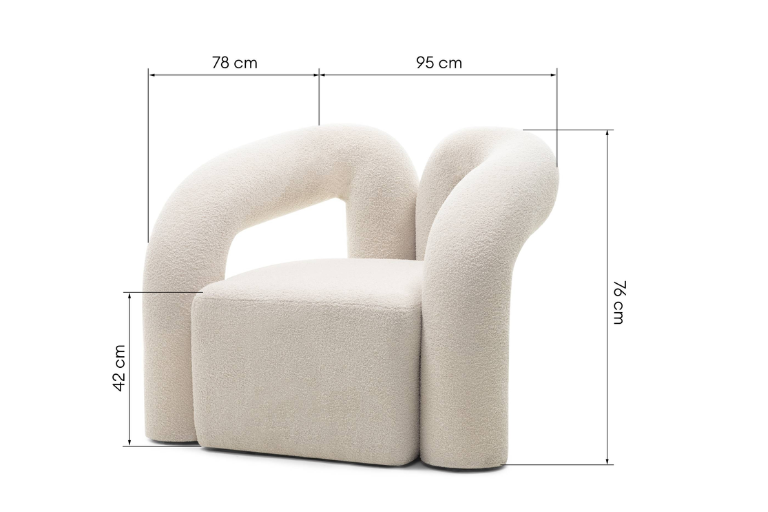 St. Tropez Gestoffeerde Fauteuil