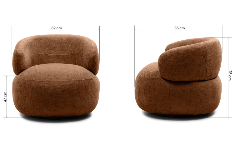 Rumble Draaibare Fauteuil