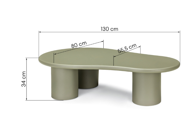 Marbella Ronde Salontafel