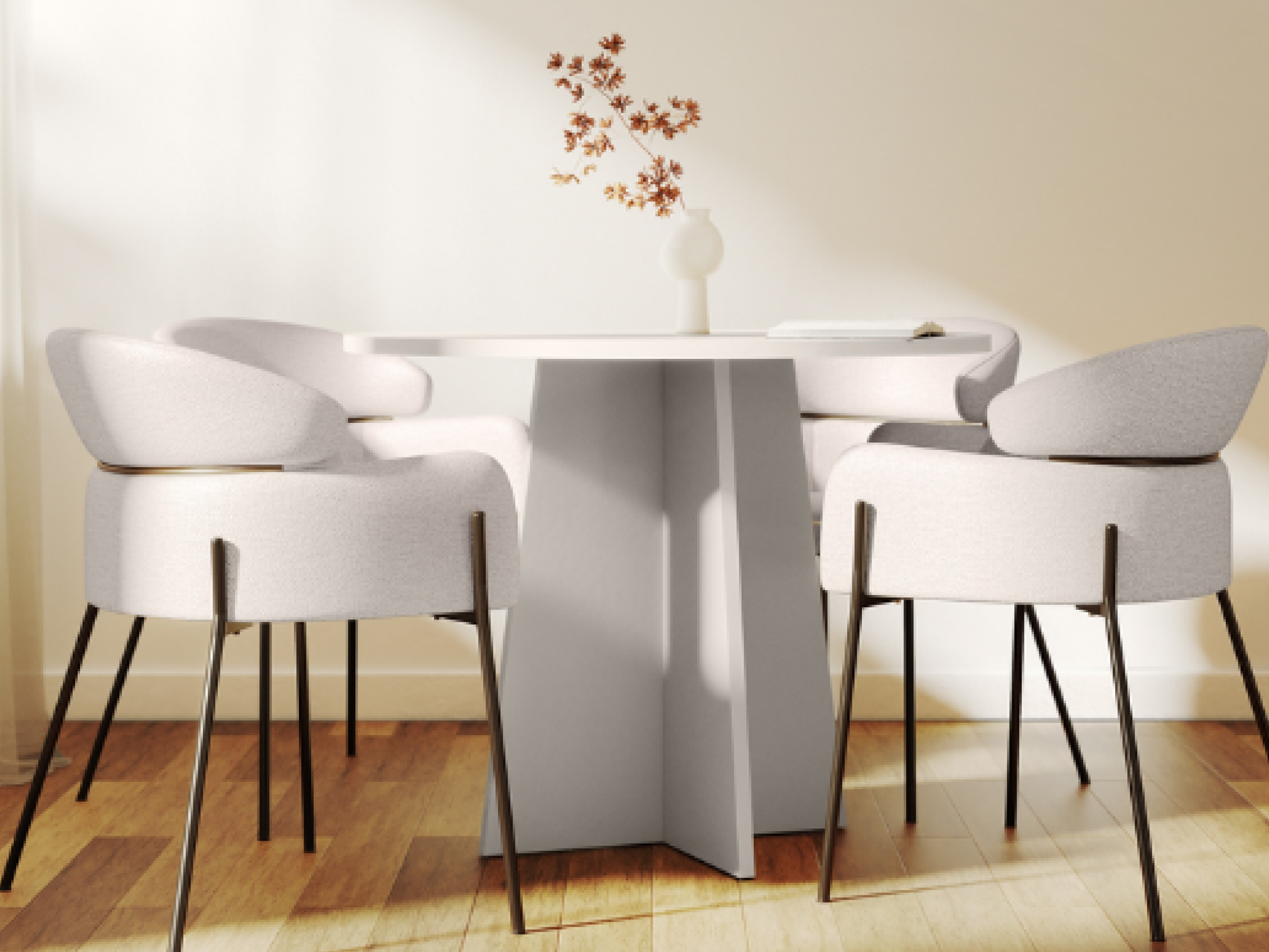 Mykonos Ronde Eettafel (100 cm)