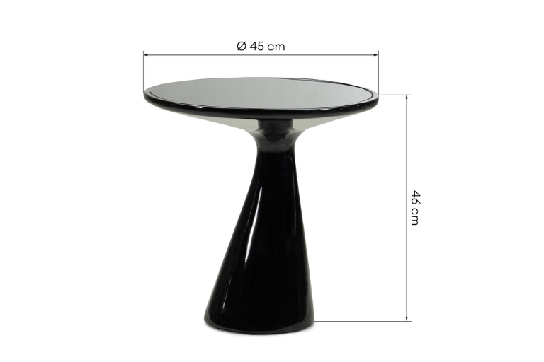 Santorini Ronde Bijzettafel (45 cm)