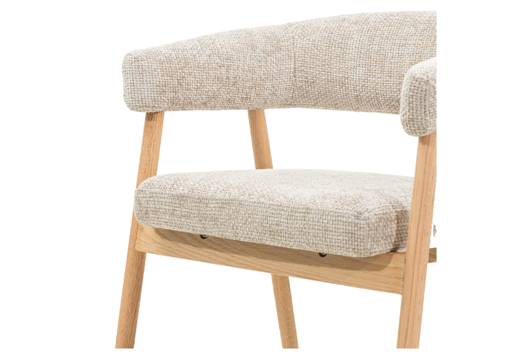 Giovani Oak Wood Stoel