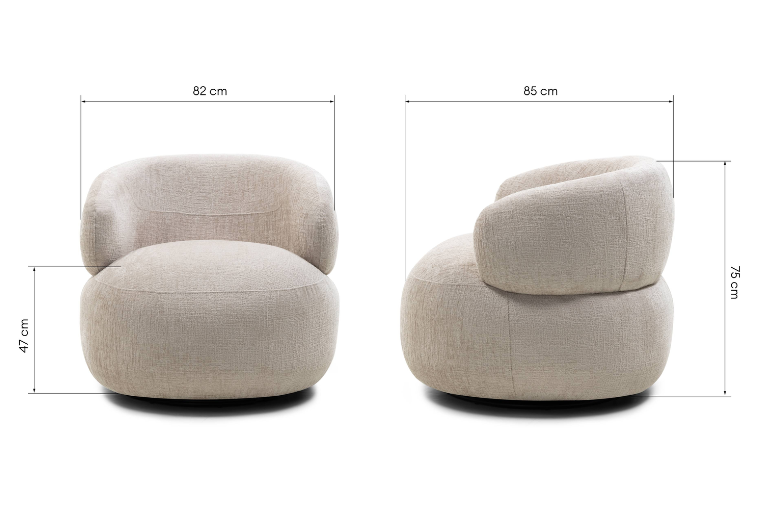Rumble Draaibare Fauteuil