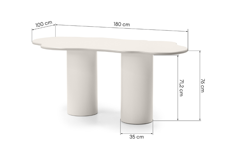 St. Tropez Ronde Eettafel (180 cm)