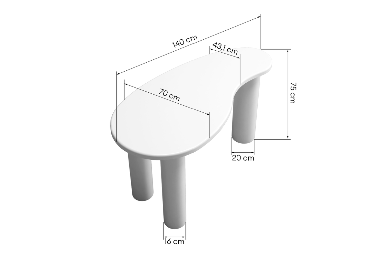 Santana Bureau (140 cm)