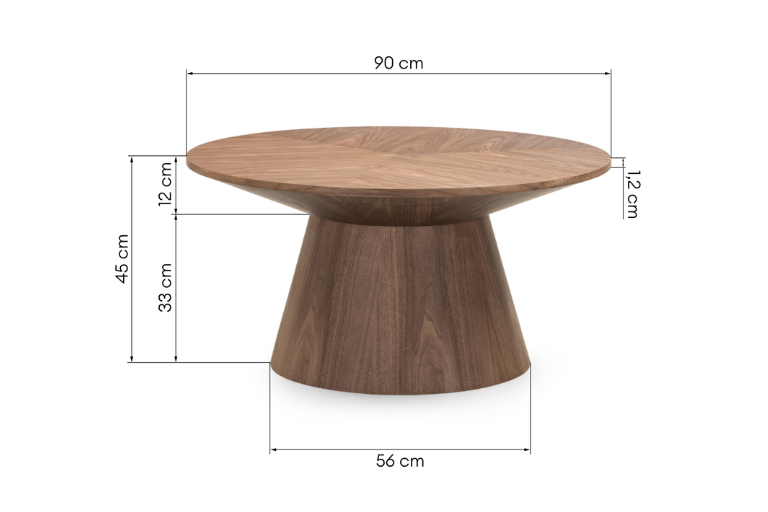 Ibiza Ronde Salontafel (90 cm)