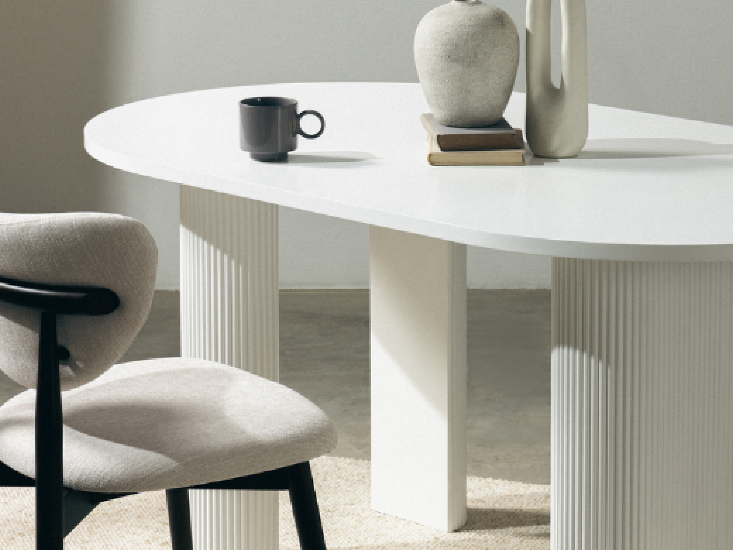 Santorini Ovale Eettafel (160 cm)
