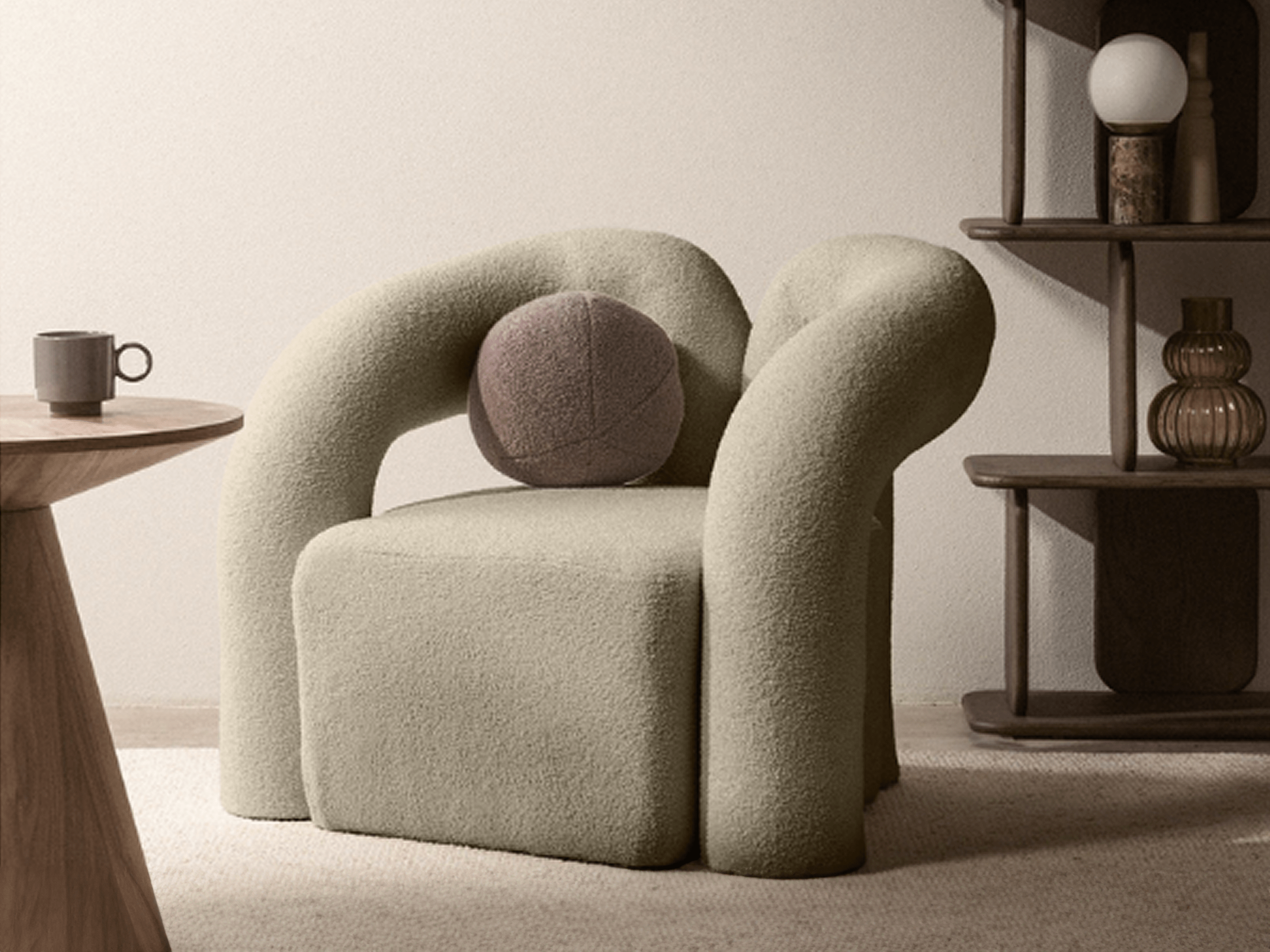 St. Tropez Gestoffeerde Fauteuil