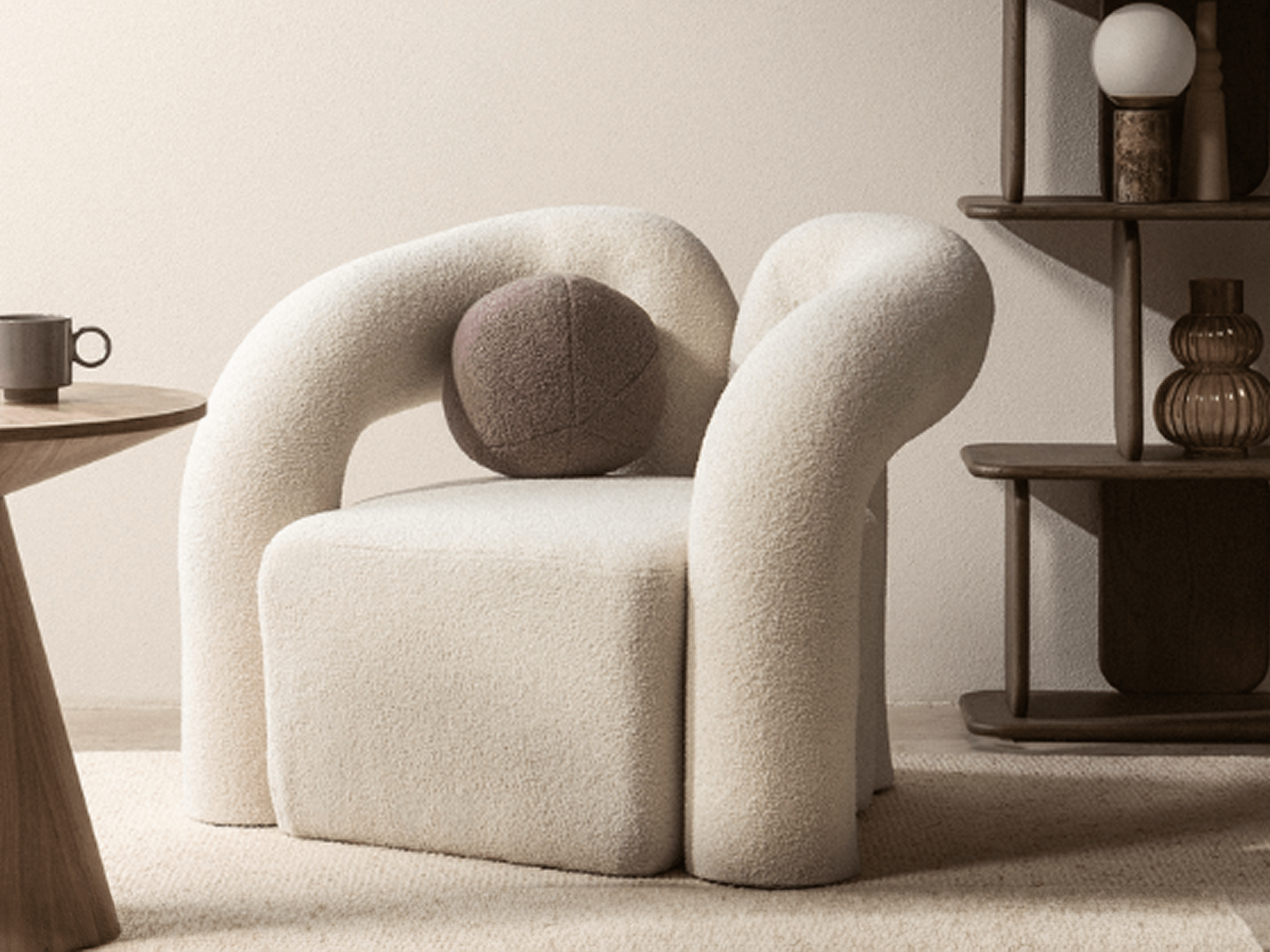 St. Tropez Gestoffeerde Fauteuil